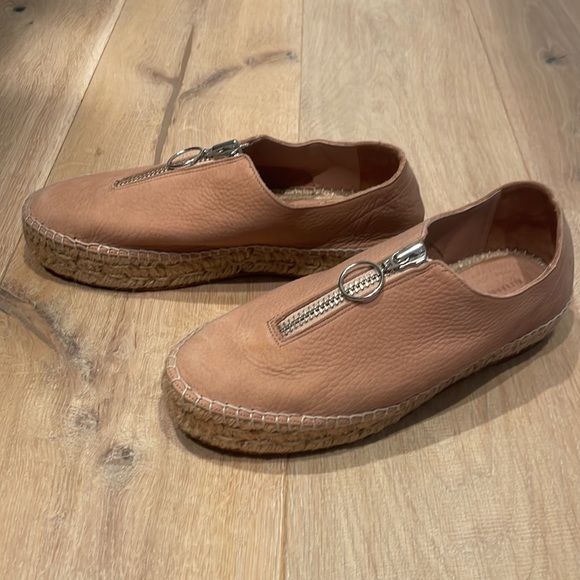 ALEXANDER WANG pink leather espadrilles - Picture 2 of 10